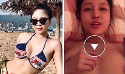 Link Trâm Anh lộ clip nóng 9 phút cùng bạn trai không che