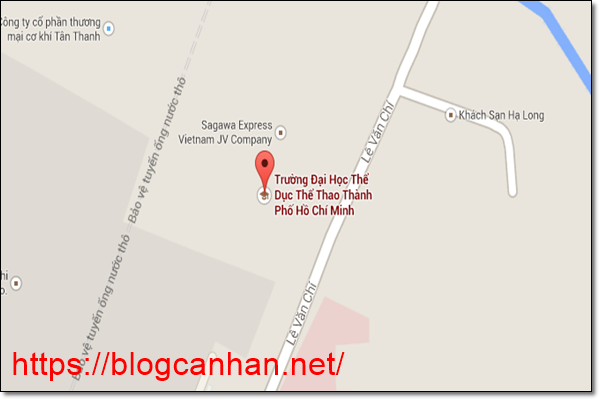 Địa điểm trường đại học thể dục thể thao tp.hcm