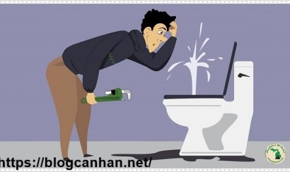 Hướng dẫn xử lý bồn cầu xả nước bị trào ngược