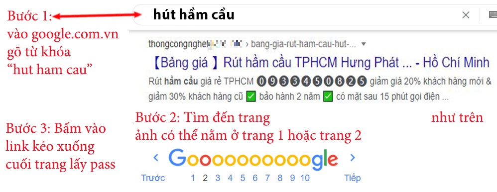 Rút hầm cầu