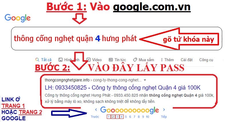 Thông cống nghẹt quận 4
