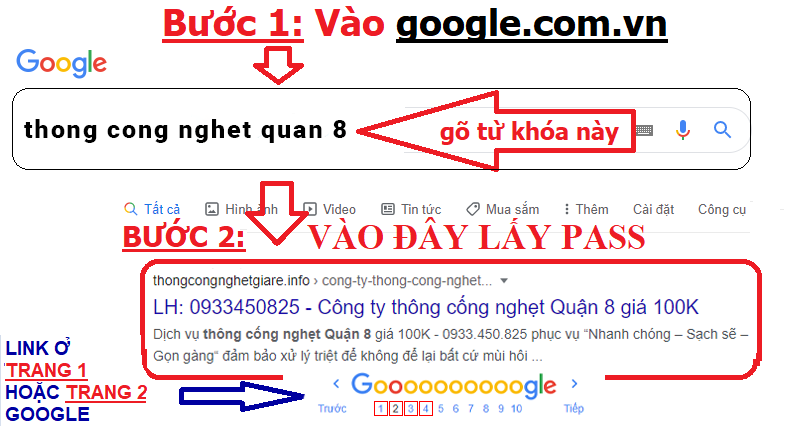 thông cống nghẹt quận 8