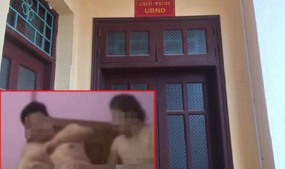 Lộ clip trưởng phòng tài chính huyện Phú Xuyên khiến CĐM phẫn nộ