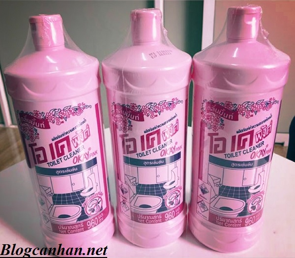 Nước tẩy rửa bồn cầu Okay Pink