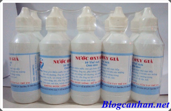 Tẩy rong r&ecirc;u bằng oxy gi&agrave;