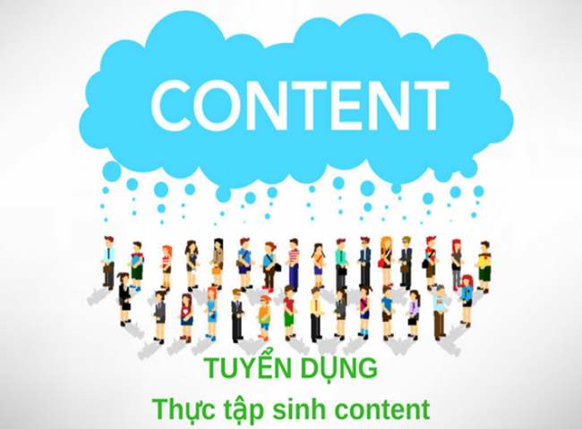 tuyển thực tập sinh content marketing quận 1