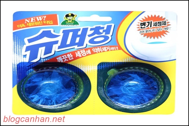 vi&ecirc;n tẩy bồn cầu H&agrave;n Quốc